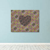 Toile Medina Lilac 333 Coeur (Insitu (Plancher de Bois))