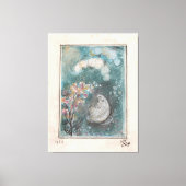 Toile Méditation dans un jardin (Recto)
