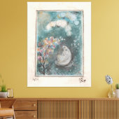 Toile Méditation dans un jardin (Insitu(Salon))