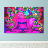 Toile Méditation violette (Insitu (Plancher de Bois))