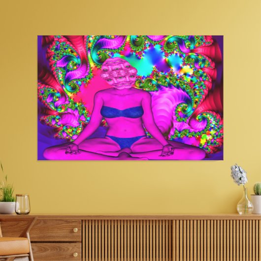 Toile Méditation violette (Insitu(Salon))