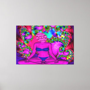 Toile Méditation Violette