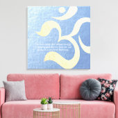 Toile Méditation Yoga Instructeur Vie Coach OM Citations (Insitu(Salon))