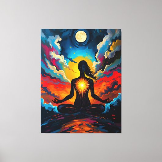 Toile Méditer l'Abstraite des femmes (Recto)