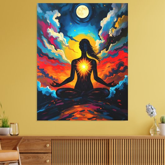 Toile Méditer l'Abstraite des femmes (Insitu(Salon))