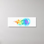 Toile Méduse arc-en-ciel (Recto)