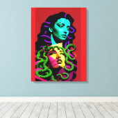 Toile Méduse distraite (Insitu (Plancher de Bois))