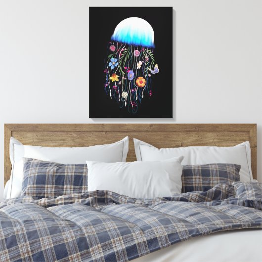 Toile Méduse florale (Insitu(Chambre))