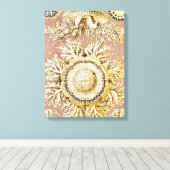 Toile Méduses, Discomedusae par Ernst Haeckel (Insitu (Plancher de Bois))