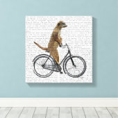 Toile Meerkat à vélo (Insitu (Plancher de Bois))
