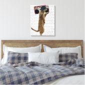 Toile Meerkat avec Boom Box Ghetto Blaster (Insitu(Chambre))
