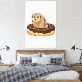 Toile Meerkat avec Donut (Insitu(Chambre))
