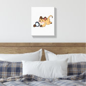 Toile Meerkat avec verre grossissant (Insitu(Chambre))