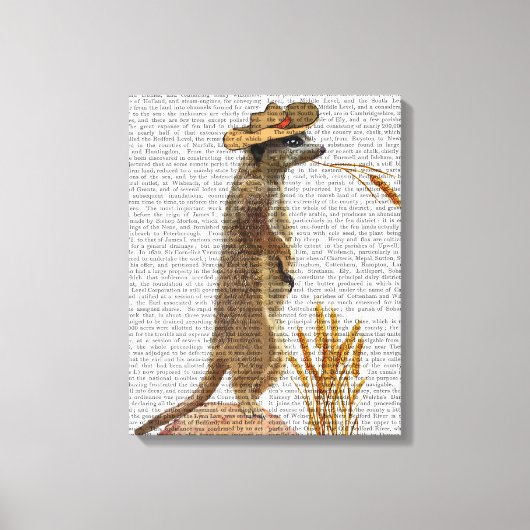 Toile Meerkat Cowboy (Recto)