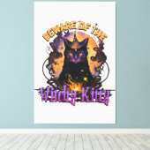 Toile Méfiez-vous de la cuisine Kitty Item pour Hallowee (Insitu (Plancher de Bois))