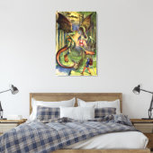 Toile Méfiez-vous du Jabberwocky, mon fils (Insitu(Chambre))