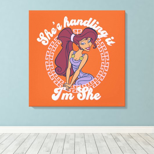 Toile Megara - She's Handling It, I'm She Canvas Print (Insitu (Plancher de Bois))