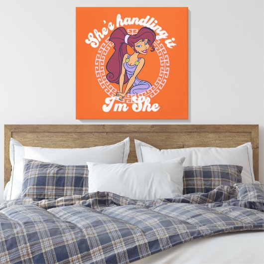 Toile Megara - She's Handling It, I'm She Canvas Print (Insitu(Chambre))