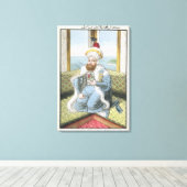 Toile Mehmed II (1432-1481), appelé Fatih, le Conquérant (Insitu (Plancher de Bois))