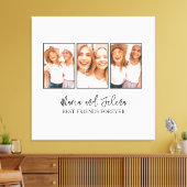 Toile Meilleur Cadeau BFF Photo Collage (Insitu(Salon))