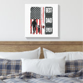Toile Meilleur Papa Jamais Drapeau de Pêche Conception d (Insitu(Chambre))