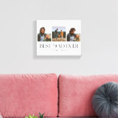 Toile Meilleur papa jamais | Rétro Fête des pères 3 phot (Insitu(Salon))