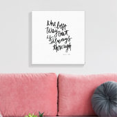 Toile Meilleure façon de sortir Motivations Citer Brush  (Insitu(Salon))