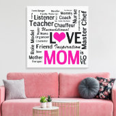 Toile Meilleure maman du monde, Extraordinaire 24-7 Mult (Insitu(Salon))