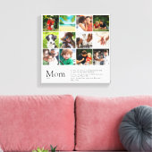 Toile Meilleure Maman, Maman, Maman Définition 12 Collag (Insitu(Salon))