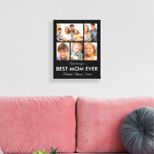 Toile Meilleure Maman Toujours Fête des mères Collage ph (Insitu(Salon))