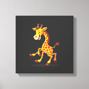 Toile Meilleure œuvre d'art de girafe pour hommes femmes