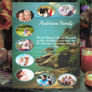 Toile Meilleures choses dans la vie 0026 Family Collage