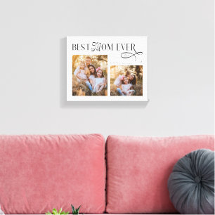Toile Meilleures photos de maman pour la fête des mères