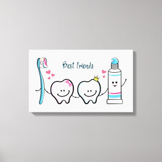 Toile Meilleurs amis (Recto)