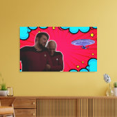 Toile Meilleurs amis (Insitu(Salon))