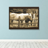 Toile Meilleurs amis (Insitu (Plancher de Bois))