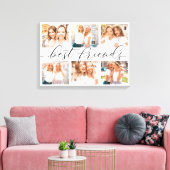 Toile Meilleurs amis 6 Photo Collage (Insitu(Salon))