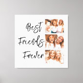 Toile Meilleurs Amis Pour L'Amitié Cadeau Photo Collage (Recto)