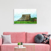 Toile Meilleurs jours en noir et blanc (Insitu(Salon))