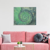 Toile Mélange de peinture à l'ammonite (Insitu(Salon))