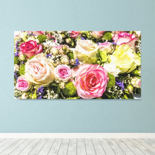 Toile Mélange rose deux (Insitu (Plancher de Bois))