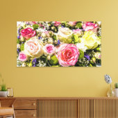 Toile Mélange rose deux (Insitu(Salon))