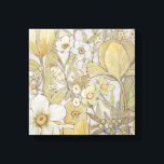 Toile Mélanger floral<br><div class="desc">Mélangez Floral II par Tim OToole. Variété de fleurs jaunes et neutres.</div>