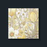 Toile Mélanger floral<br><div class="desc">Mélangez Floral II par Tim OToole. Variété de fleurs jaunes et neutres.</div>