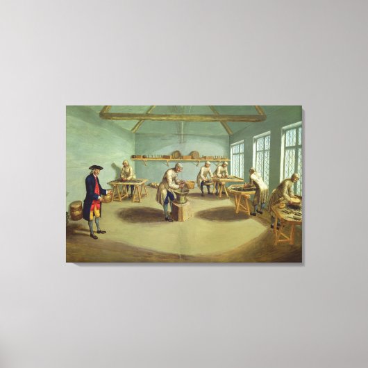 Toile Mélanger la poudre (Recto)