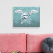 Toile Mélangeur de béton bleu-gris (Insitu(Salon))