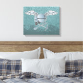 Toile Mélangeur de béton bleu-gris (Insitu(Chambre))