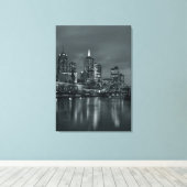 Toile Melbourne la nuit (Insitu (Plancher de Bois))