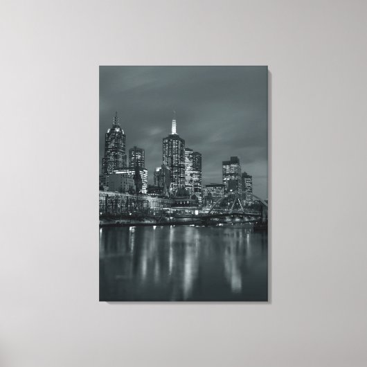 Toile Melbourne la nuit (Recto)