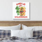Toile Mele Kalikimaka Santa Claus Tiki (Insitu(Chambre))
